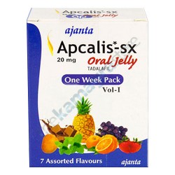 Apcalis SX 20 mg Oral Jelly Black Currant  Flavour