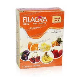 Filagra Gel Shots 100mg 1 Week Pack 7 Delicious Flavours